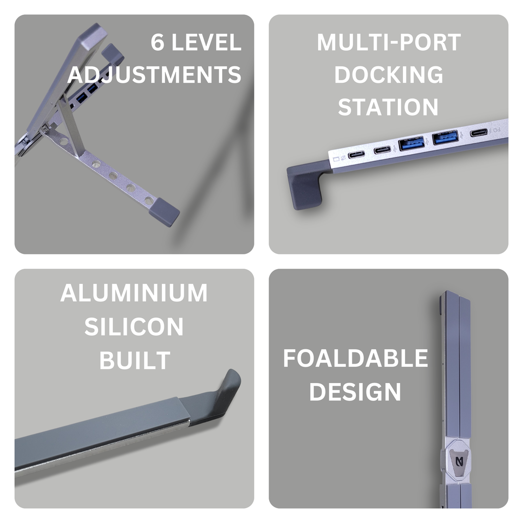 Dockin Stand - Tech Silver